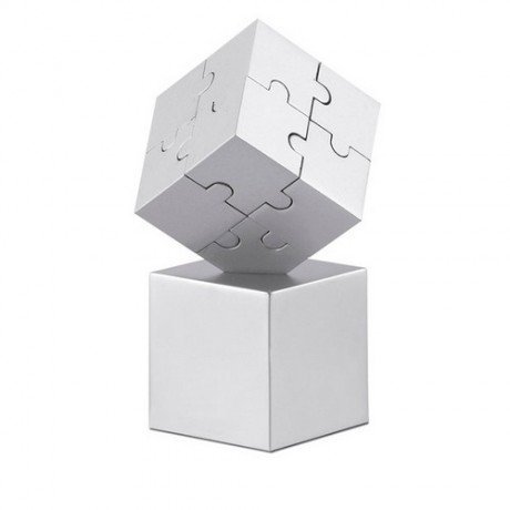 Puzzle 3D metálico y magnético Kubzle